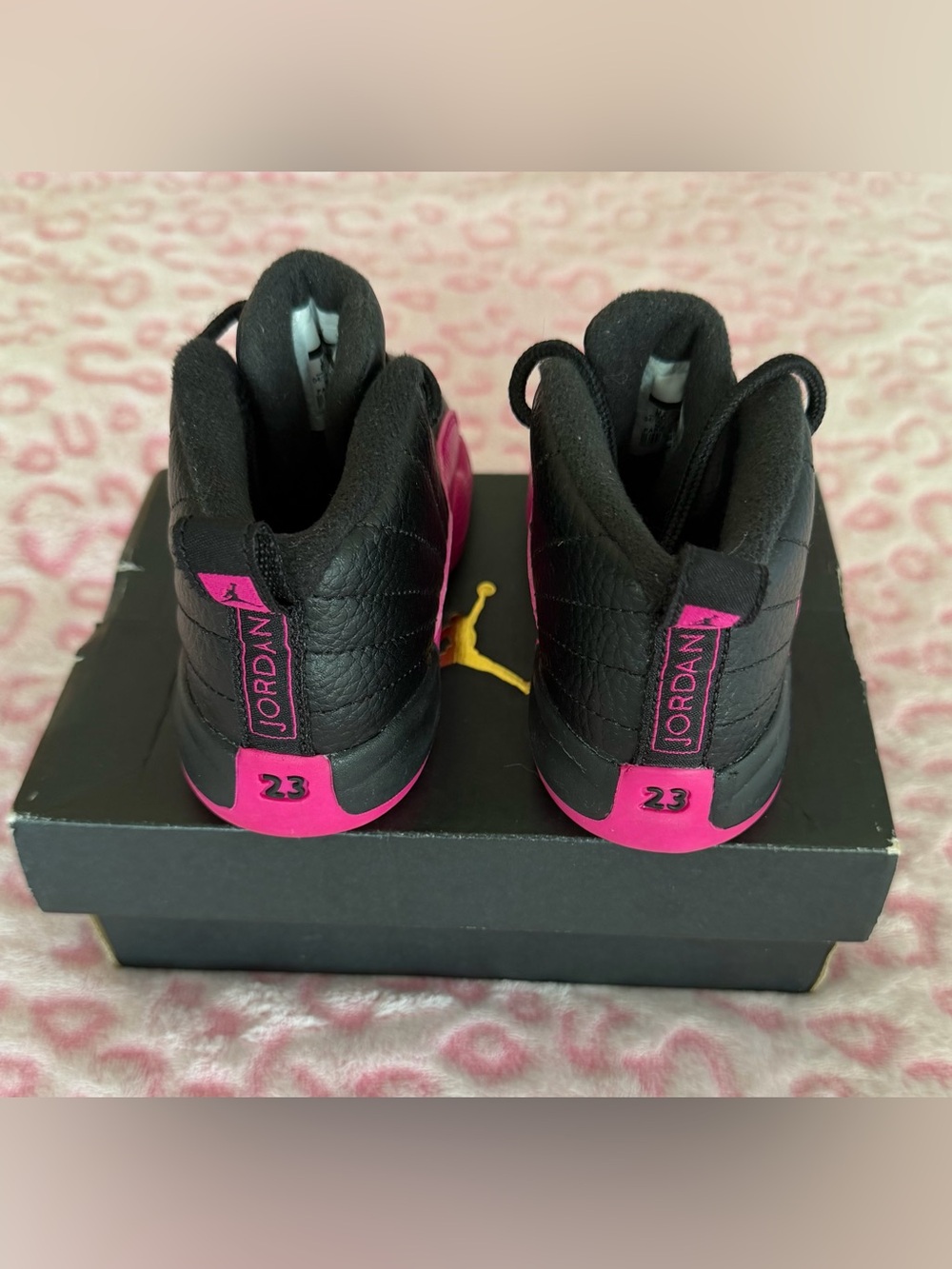 Jordan 12 Retro In Deadly Pink Shoes
Size: 8 (Toddler) - Picture 3 of 9